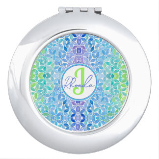 Rhonda Mosaic Compact Mirror