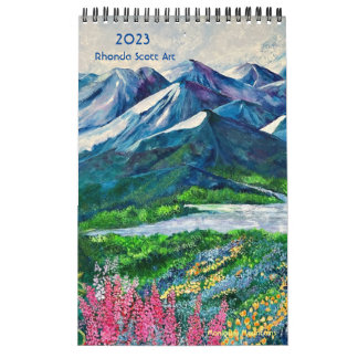 Rhonda Scott Art 2023 Small Calendar