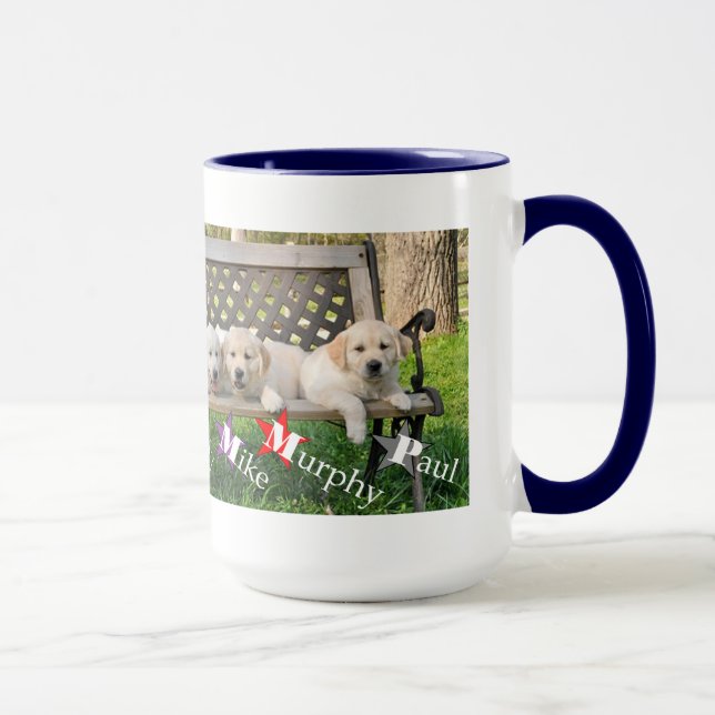 Rhonda's Valor Litter Bench Mug (Right)