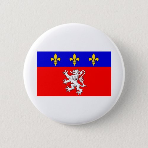Rhone_alpes France Flag Button