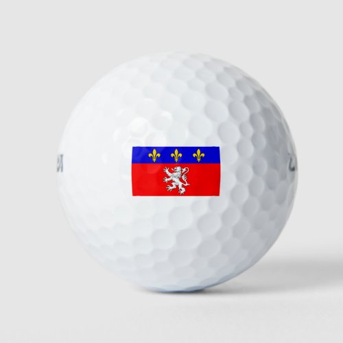 Rhone_alpes France Flag Golf Balls
