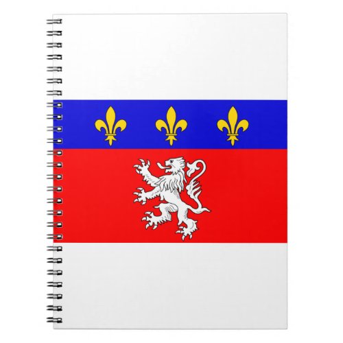 Rhone_alpes France Flag Notebook