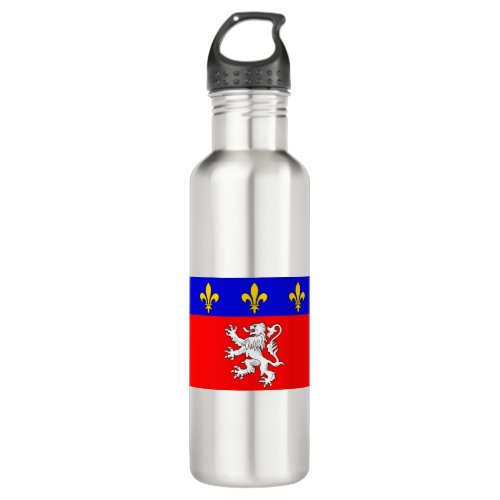 Rhone_alpes France Flag Stainless Steel Water Bottle