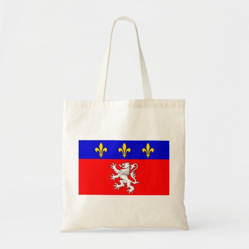 Rhone_alpes France Flag Tote Bag