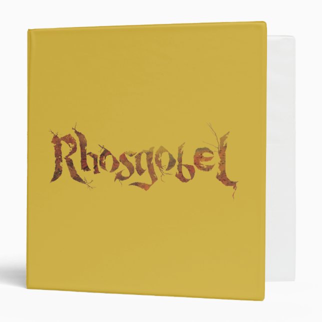 Rhosgobel Name Binder (Front/Inside)