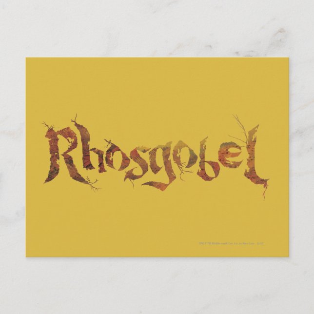 Rhosgobel Name Postcard (Front)