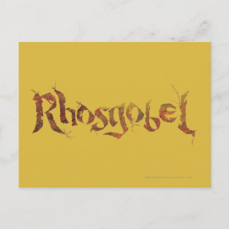 Rhosgobel Name Postcard