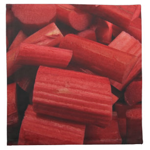 Rhubarb Abstract Cloth Napkin
