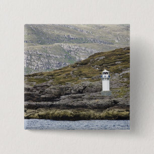 Rhue Lighthouse Along The Coast Button