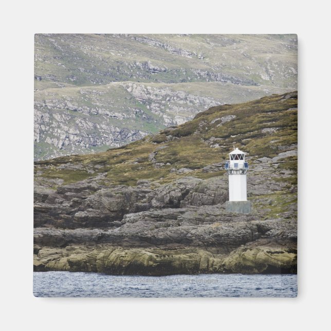Rhue Lighthouse Along The Coast Magnet (Front)