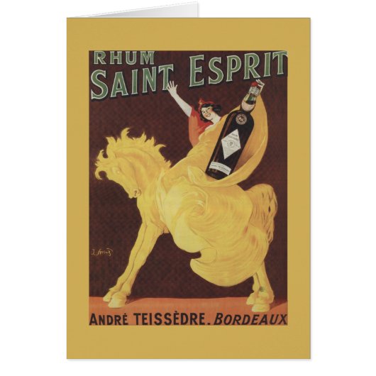 Rhum Saint Esprit - Andre Teissedre Promo Cards (Front)