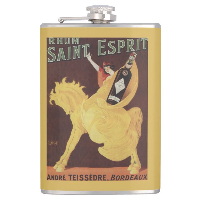Rhum Saint Esprit - Andre Teissedre Promo Flask (Front)