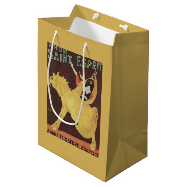 Rhum Saint Esprit - Andre Teissedre Promo Medium Gift Bag (Front Angled)
