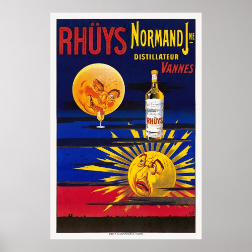 Rhys Normand France Vintage Poster 1910