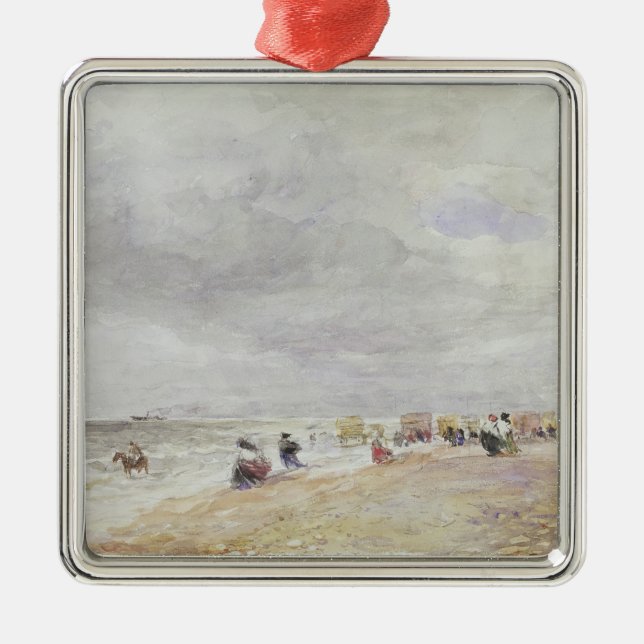 Rhyl Sands Metal Ornament (Front)