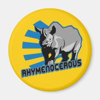 rhymenocerous hiphopapotamus magnet