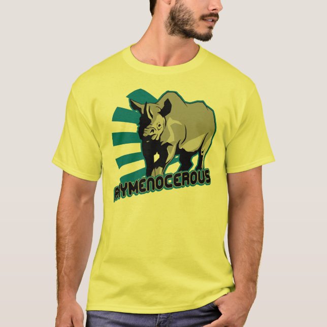 rhymenocerous hiphopapotamus T-Shirt (Front)