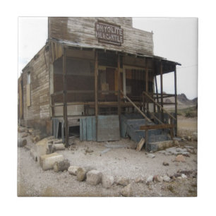 Rhyolite Mercantile Building Ceramic Tile