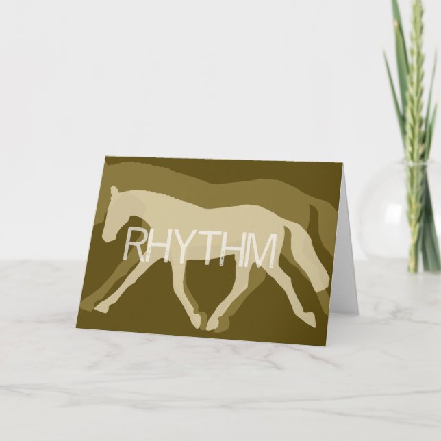 RHYTHM 5x7 GREETING CARD (Front)
