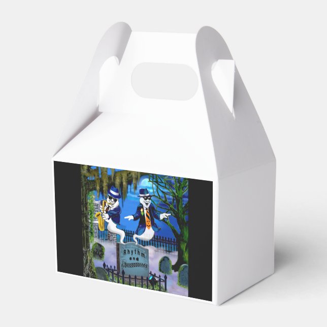 RHYTHM AND BOOOS FAVOR BOXES (Front Side)