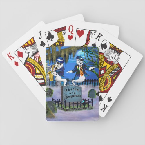 RHYTHM AND BOOOS PLAYING CARDS