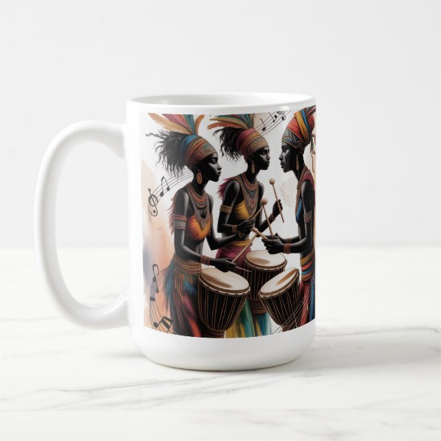 ✨Rhythm Drum Music Artistic Design Coffee Mug (Left)