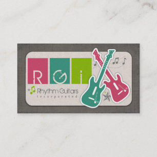 Rhythm Guitars Business Cards