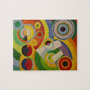 Rhythm Joie De Vivre By Robert Delaunay 1930 Jigsaw Puzzle by TheArts at Zazzle