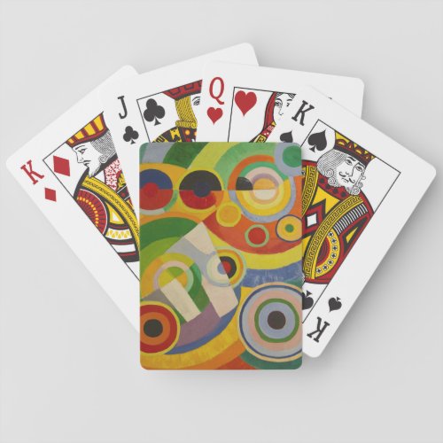 Rhythm Joie de vivre by Robert Delaunay 1930 Poker Cards