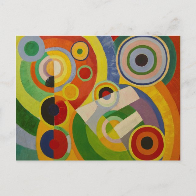 Rhythm Joie de vivre by Robert Delaunay 1930 Postcard (Front)