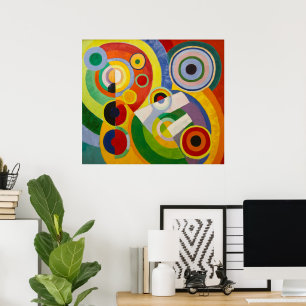 Rhythm, Joy of Life   Robert Delaunay   Poster