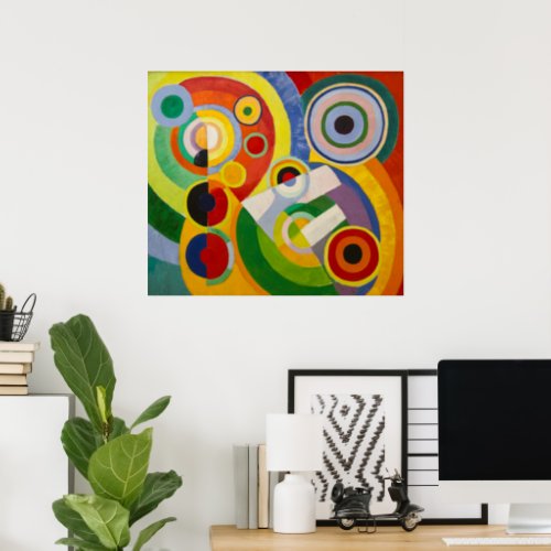 Rhythm Joy of Life  Robert Delaunay  Poster