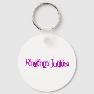 Rhythm Junkie Keychain
