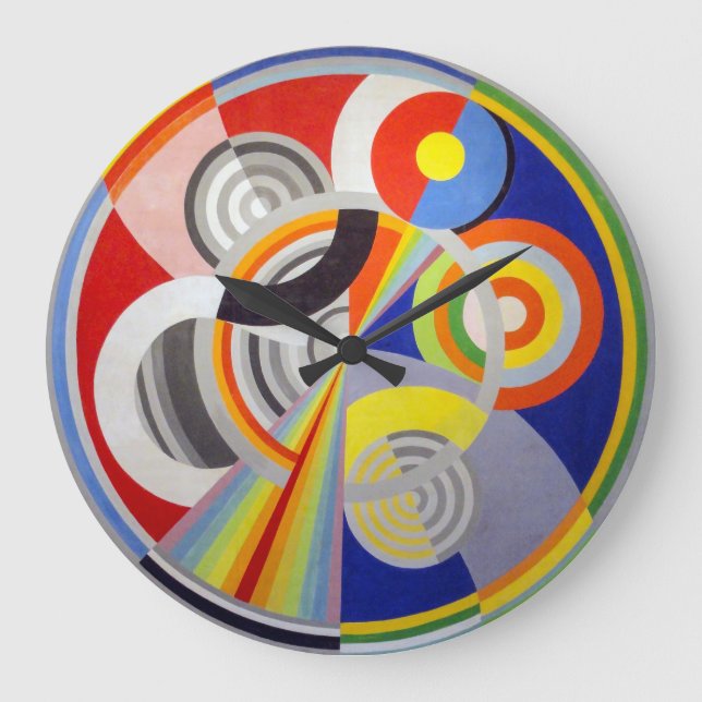 Rhythm No 1 | Robert Delaunay | Large Clock (Front)