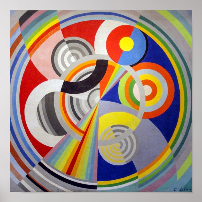 Rhythm No 1 | Robert Delaunay | Poster (Front)