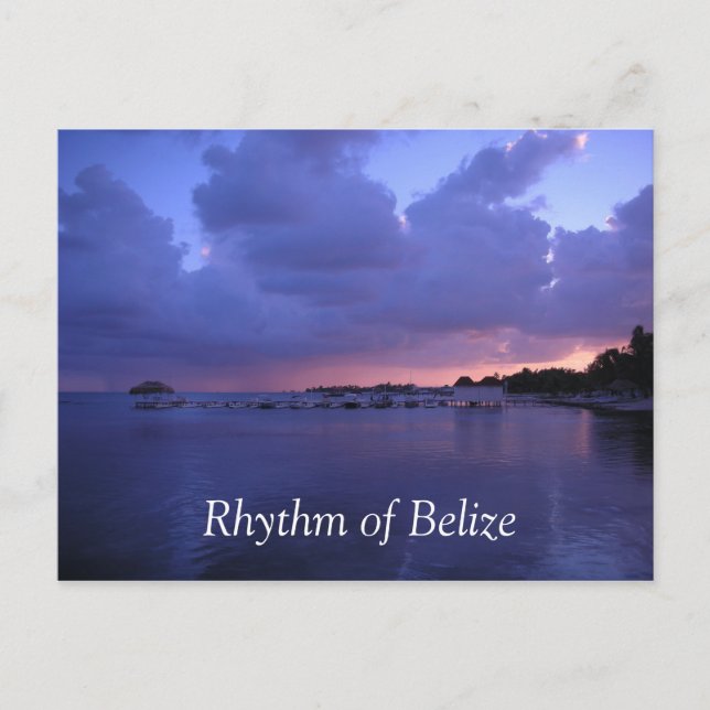 Rhythm of Belize San Pedro Post Card (Front)