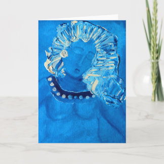 rhythm of blue greeting card