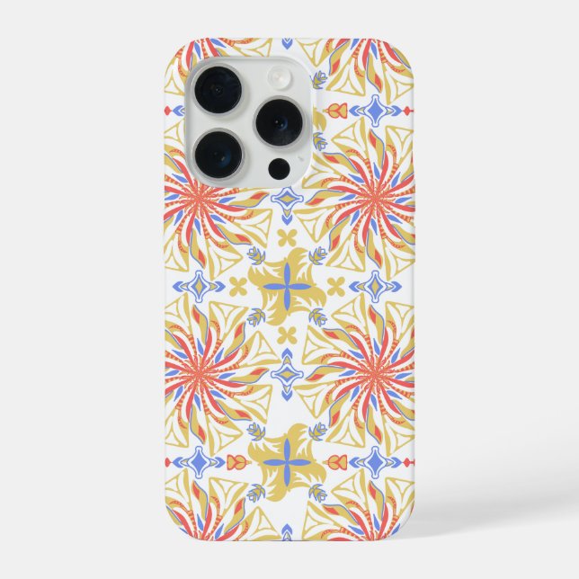 Rhythm of Shapes & Colors iPhone Case (Back)