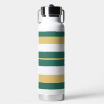 Rhythm Stripes Lines Green Gold White