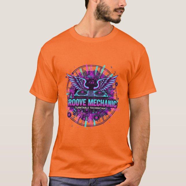 Rhythm Typography DJ Tee (Front)