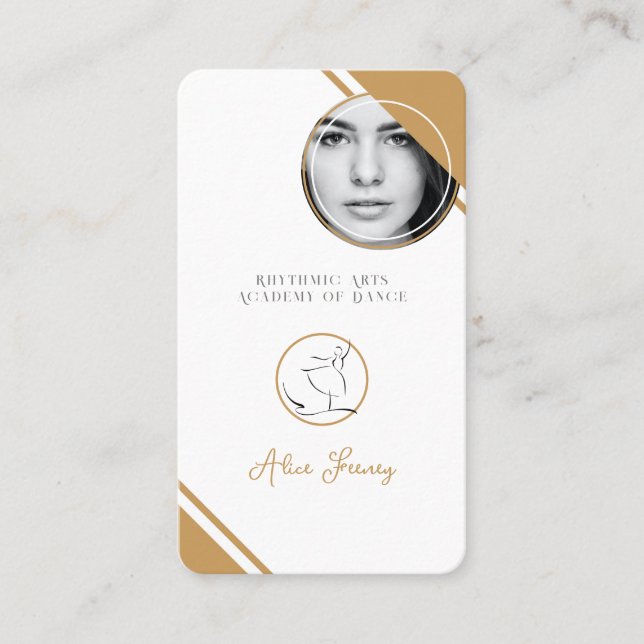 Rhythmic | Dance Business Card (Front)