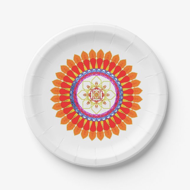 Rhythmic Euphoria  Paper Plates (Front)