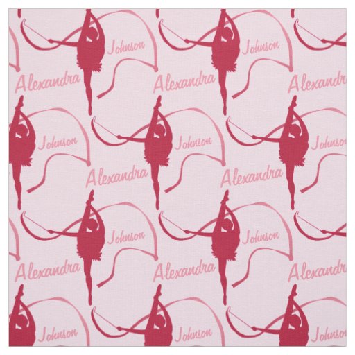 Rhythmic Gymnast girls name fabric