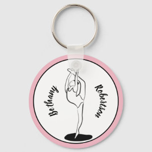 Rhythmic Gymnast Keychain