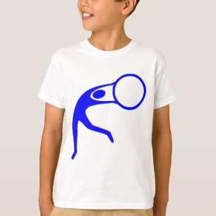Rhythmic Gymnastic Figure - Blue T-Shirt