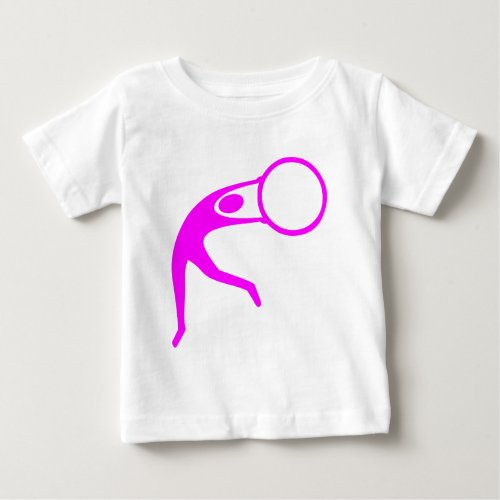 Rhythmic Gymnastic Figure _ Magenta Baby T_Shirt