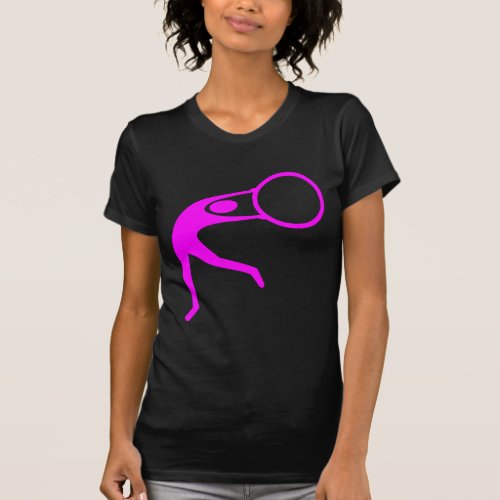 Rhythmic Gymnastic Figure _ Magenta T_Shirt