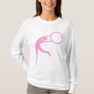 Rhythmic Gymnastic Figure - Pink T-Shirt