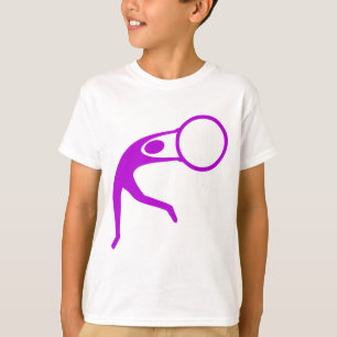 Rhythmic Gymnastic Figure - Purple T-Shirt