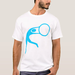 Rhythmic Gymnastic Figure - Sky Blue T-Shirt